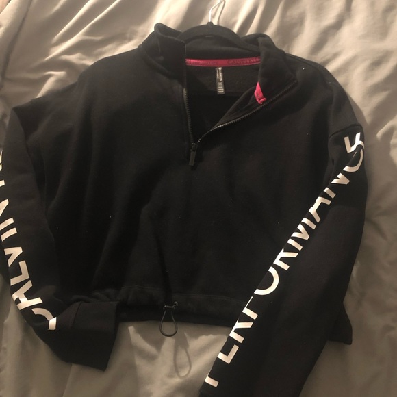Calvin Klein Cropped Performance Sweater - Picture 1 of 5